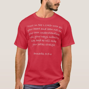 Camiseta Proverbs 356 Bíblia Verse Christian T