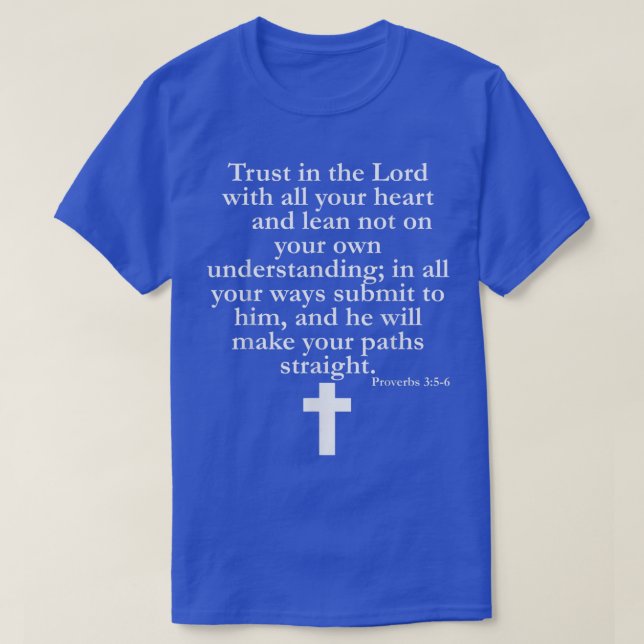 Camiseta Proverbs 356 ChristianScripture Religerian (Frente do Design)