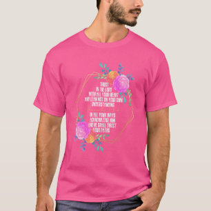Camiseta Proverbs 35 6 Bíblias Versos Cristãos Religiosos