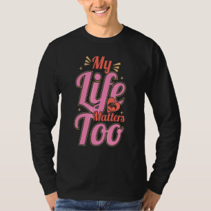 Camiseta Próvida Para Mulheres Pró Vida Conservadora Minha 