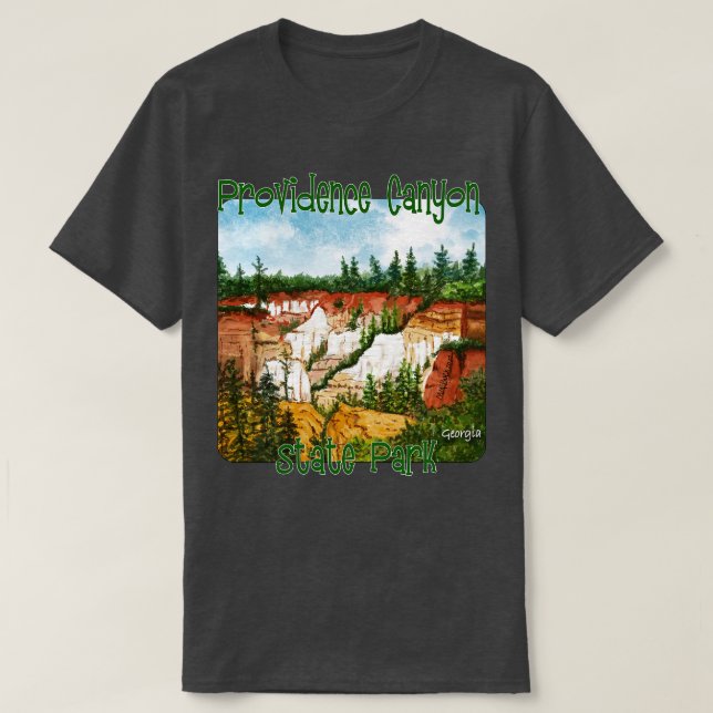 Camiseta Providence Canyon State Park Georgia (Frente do Design)