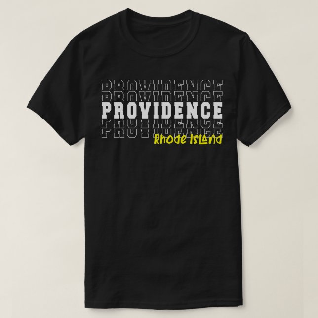 Camiseta Providence RI, cidade de Providence Rhode Island (Frente do Design)