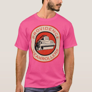 Camiseta Providence Steamrollers - Arte do ventilador retro