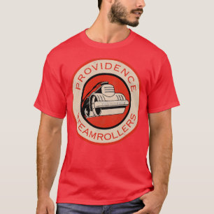Camiseta Providence Steamrollers - Arte do ventilador retro