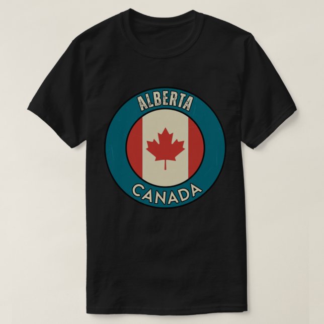 Camiseta Province of Alberta Canada (Frente do Design)