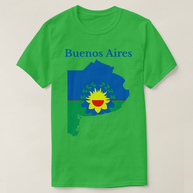 Camiseta Província de Buenos Aires Argentina (Frente do Design)