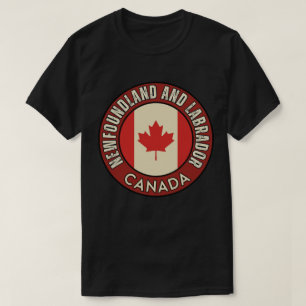 Camiseta Província de Newfoundland e Labrador Canadá