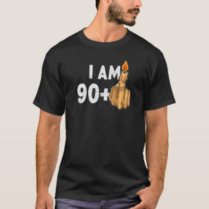 Camiseta Provocação de Aniversário 90+1 Dedo Médio 91rua
