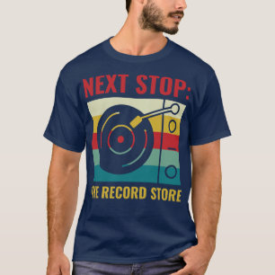 Camiseta Próxima Parada Arquivo Gravar Retorno De Vinil Fun