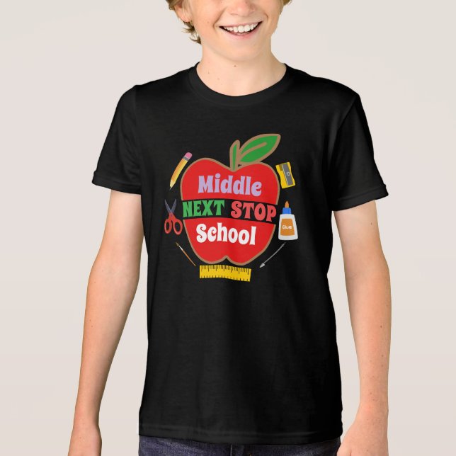 Camiseta Próxima Parada da Escola Média (Frente)