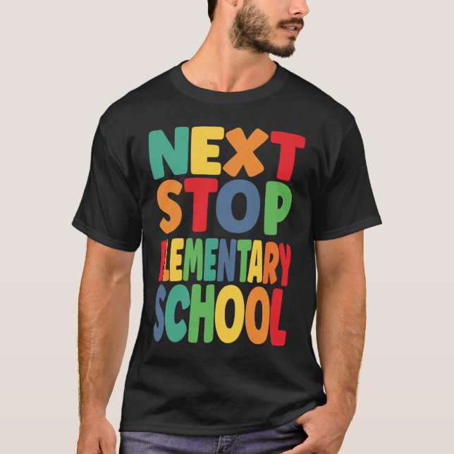 Camiseta Próxima Parada De Graduação Da Escola Elementar 20 (Frente)