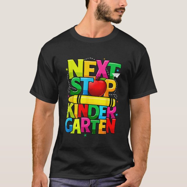 Camiseta Próxima Parada de Graduação da Pré-escola 2023 B (Frente)