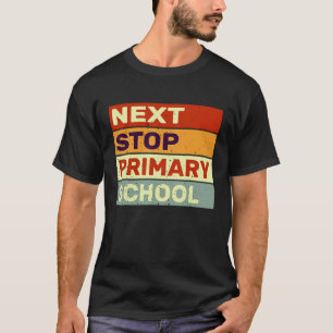 Camiseta Próxima Parada de Pós-Graduação na Escola Primária