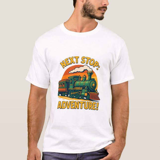 Camiseta Próxima Parada do Comboio de Aventura (Frente)