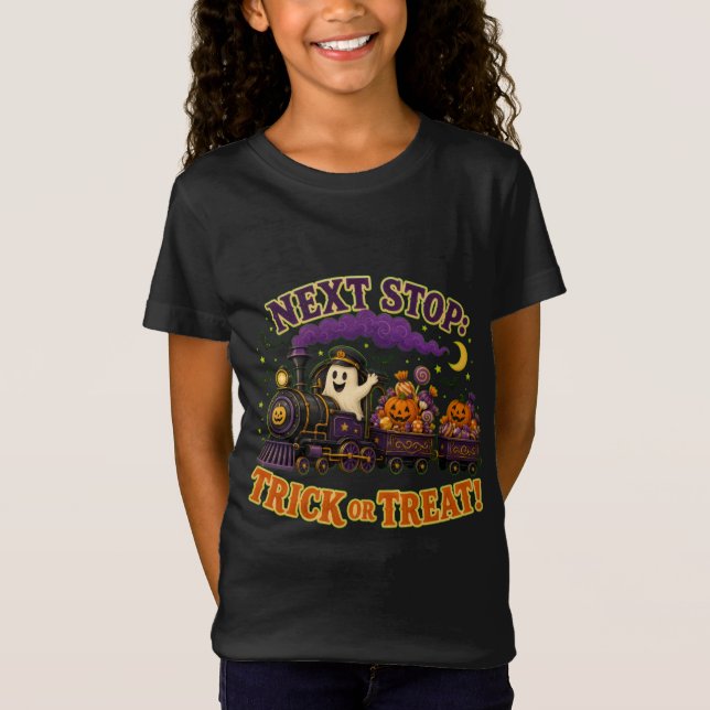 Camiseta Próxima Parada: Doce ou Travessura (Frente)