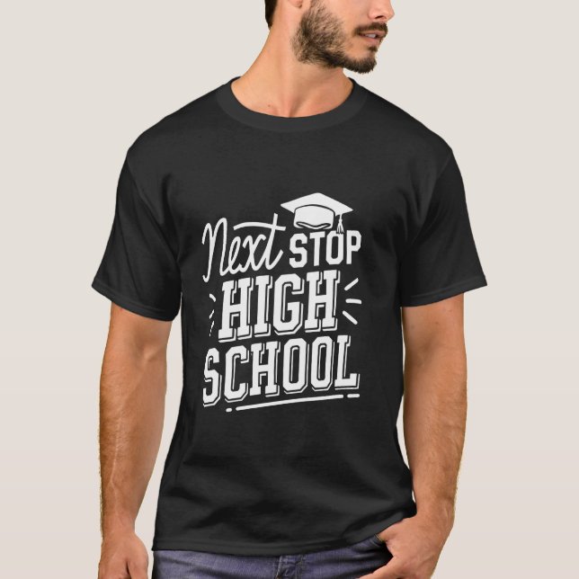 Camiseta Próxima Parada Ensino Médio Concluído (Frente)