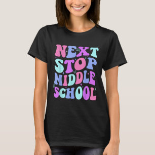 Camiseta Próxima Parada Escola Secundária Groovy G Escola E