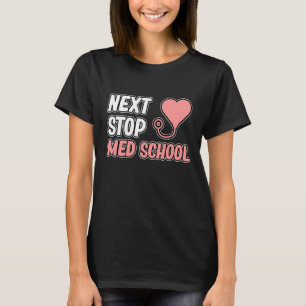 Camiseta Próxima Parada Estudante de Medicina da Faculdade