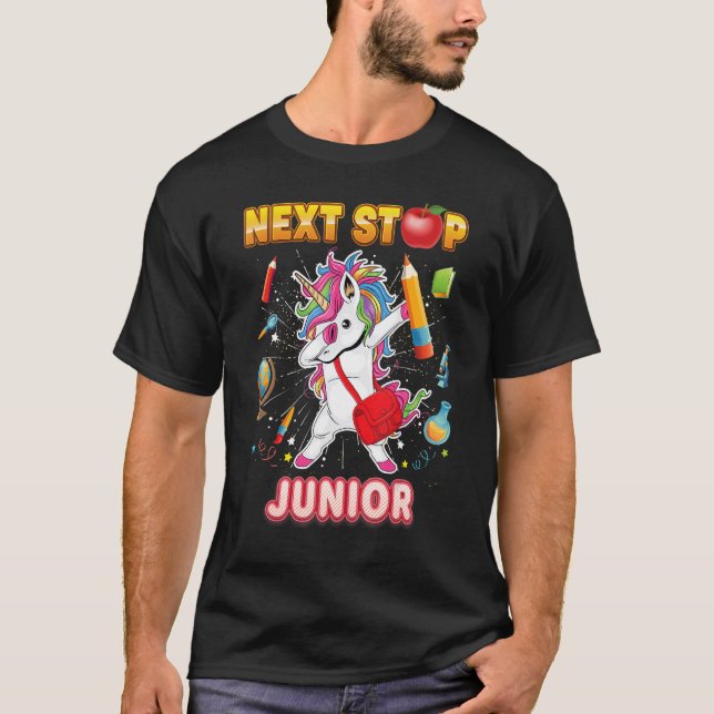 Camiseta Próxima Parada Júnior Dabbing professor universitá (Frente)