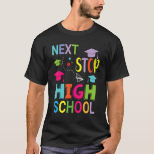 Camiseta Próxima Parada Segundo grau Feliz Classe de Ensino