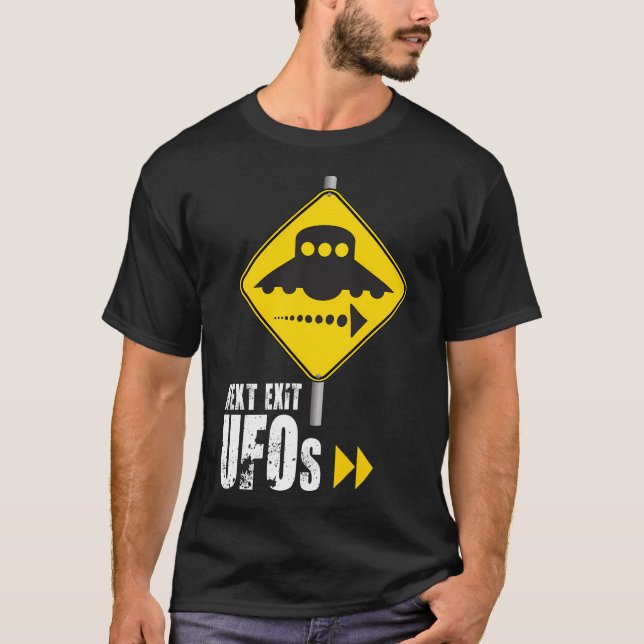 Camiseta Próxima Saída de Ufos (Frente)