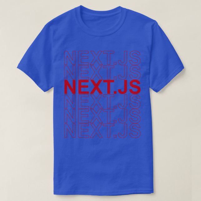 Camiseta Próximo JS Próximo JS Próximo JS (Frente do Design)
