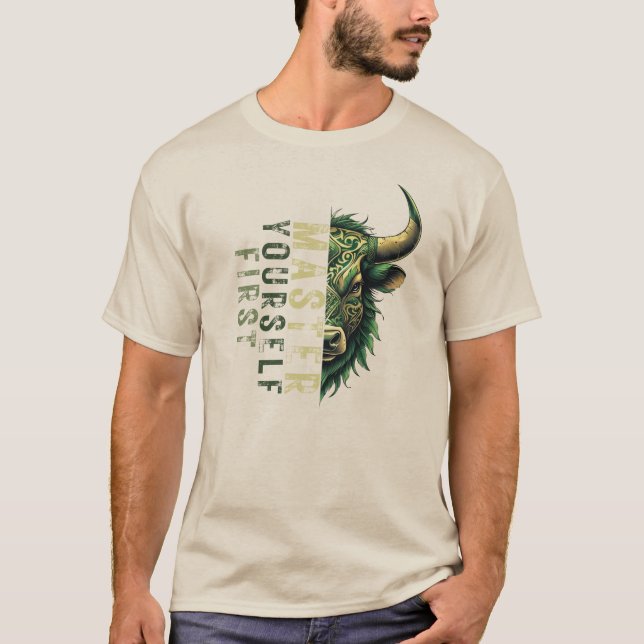 Camiseta Próximo modo de pensar | Motivação | Mercado Bull (Frente)