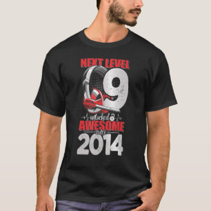 Camiseta Próximo Nível Desbloqueado Fone De Ouvido De 9 Ano
