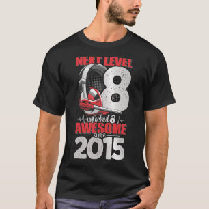 Camiseta Próximo nível desbloqueado fone de ouvido do Boy 2