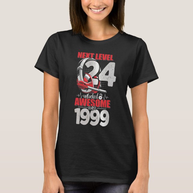 Camiseta Próximo nível desbloqueado fone G de fone de ouvid (Frente)