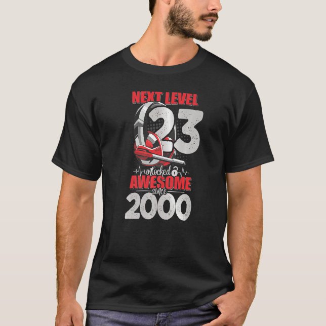 Camiseta Próximo nível desbloqueado fone G do fone de ouvid (Frente)