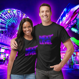 Camiseta Próximo Nível L.A. Neon Preto Pôr do Sol