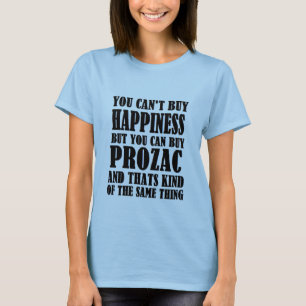 Camiseta prozac=happiness
