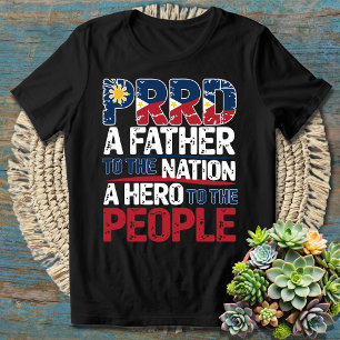 Camiseta PRRD Um Pai para a Nação Um Herói para o Povo