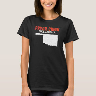 Camiseta Pryor Creek USA State America Travel Oklahoman