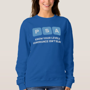 Camiseta PSA de Consciência do Cancer da Próstata