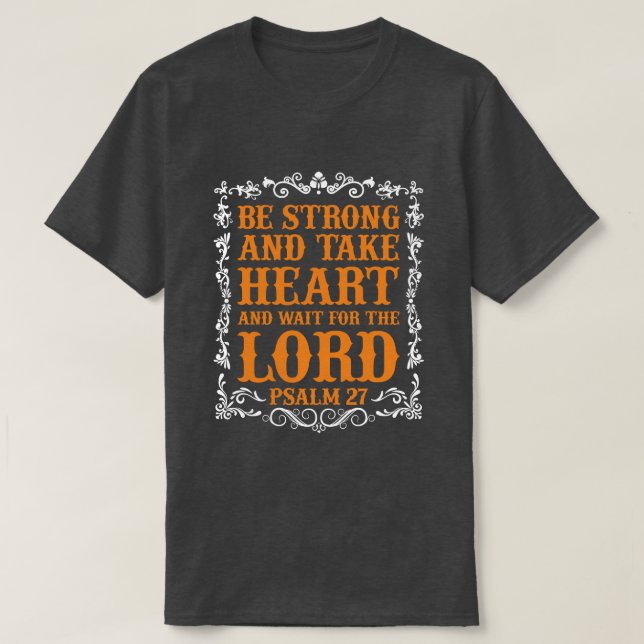 CAMISETA PSALM 27 (Frente do Design)