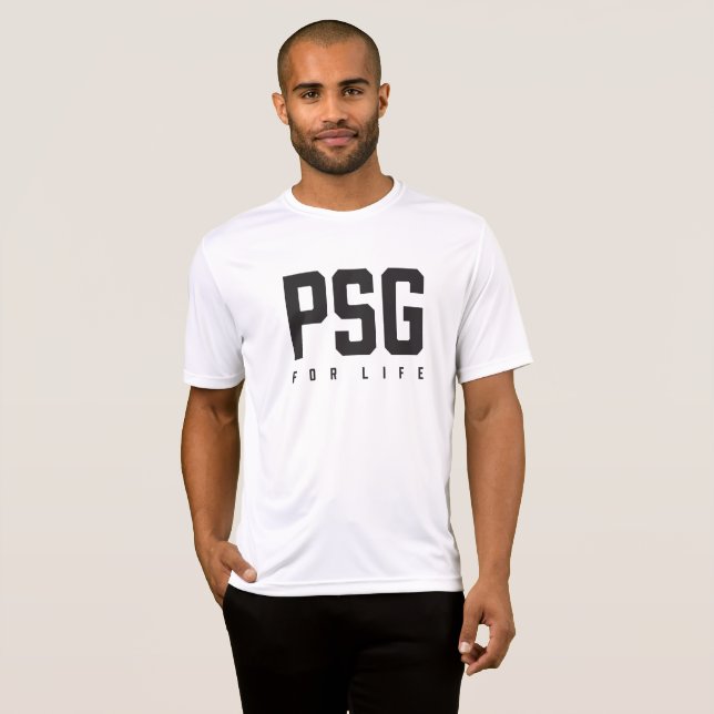Camiseta PSG Para a Vida (Frente Completa)