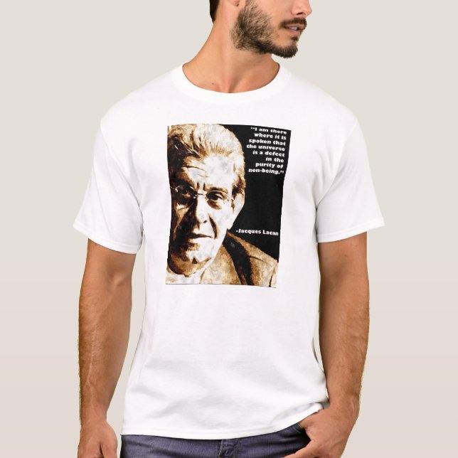 Camiseta Psicanálise das citações de Lacan (Frente)