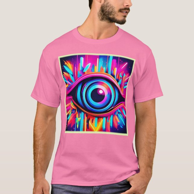Camiseta Psicodélica - Arte Ocular (Frente)