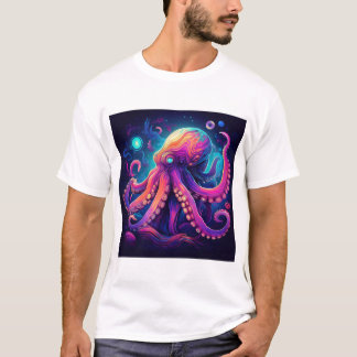 Camiseta Psicodélica Octopus