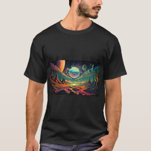 Camiseta Psicodélico espacial