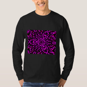 Camiseta Psicodélico - Padrão Roxo Trippy Colorido