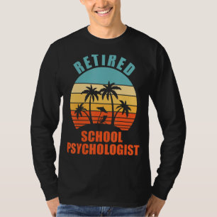 Camiseta Psicóloga Escola Aposentada Reforma Feliz