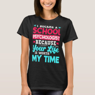 Camiseta Psicóloga Escola Professora Apreciação Psicóloga