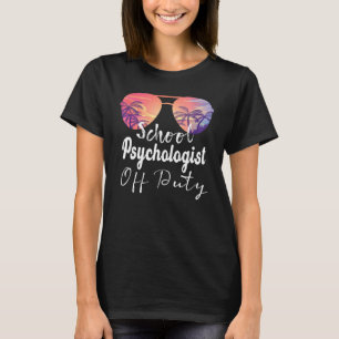Camiseta Psicóloga Escolar Do Duty Sunvidles Beach Suns