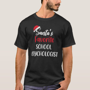 Camiseta Psicóloga Escolar Favorita Natal 1