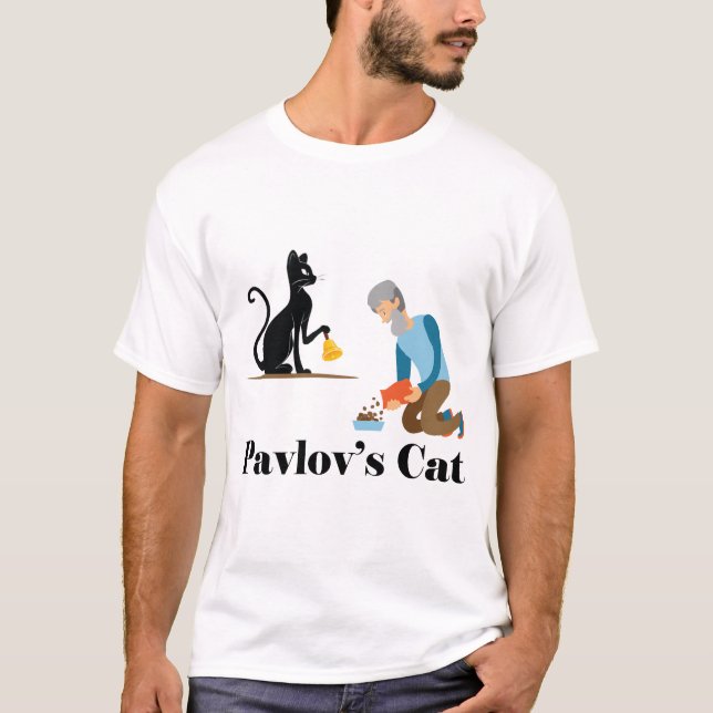 Camiseta Psicologia Gata de Pavlov (Frente)