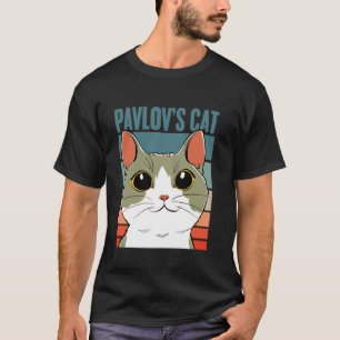 Camiseta Psicologia Gato de Pavlov Gatinho Amante de Gato D