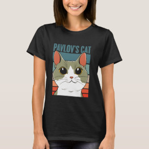 Camiseta Psicologia Gato de Pavlov Gatinho Amante de Gato D